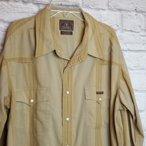 Lucky Brand Other - Lucky Brand Shirt Button Down Sz XL Mens